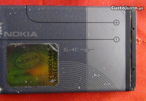 Bateria Nokia Bateria Telemóvel BL-4C 3,7V 1020mAh Li-Ion