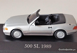 Miniatura 1:43 Colecção Mercedes-Benz 500 SL (1989)