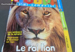 Livro Le Roi Lion Aprender a fazer um Leão - Oferta DVD Disney com Nicolas Cage
