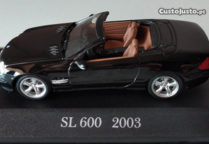 Miniatura 1:43 Colecção Mercedes-Benz SL 600 R230 (2003)
