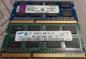 2 und Memórias Ram 4Gb PC3-10600-S (930)