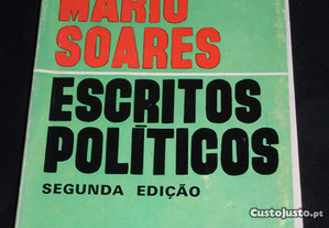 Livro Escritos Políticos Mário Soares edição autor