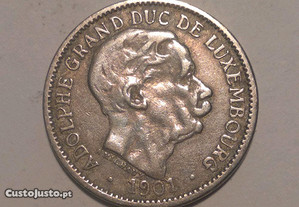 Moeda de 10 Cêntimos 1901 do Luxemburgo
