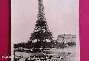 Postal antigo da Torre Eiffel