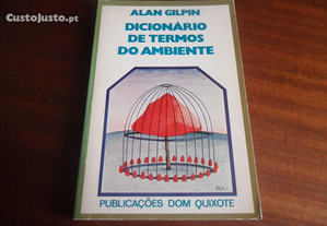 "Dicionário de Termos do Ambiente" de Alan Gilpin - 1ª Edição de 1980