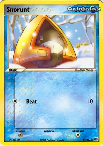 Pokemon Card - Snorunt 50 HP