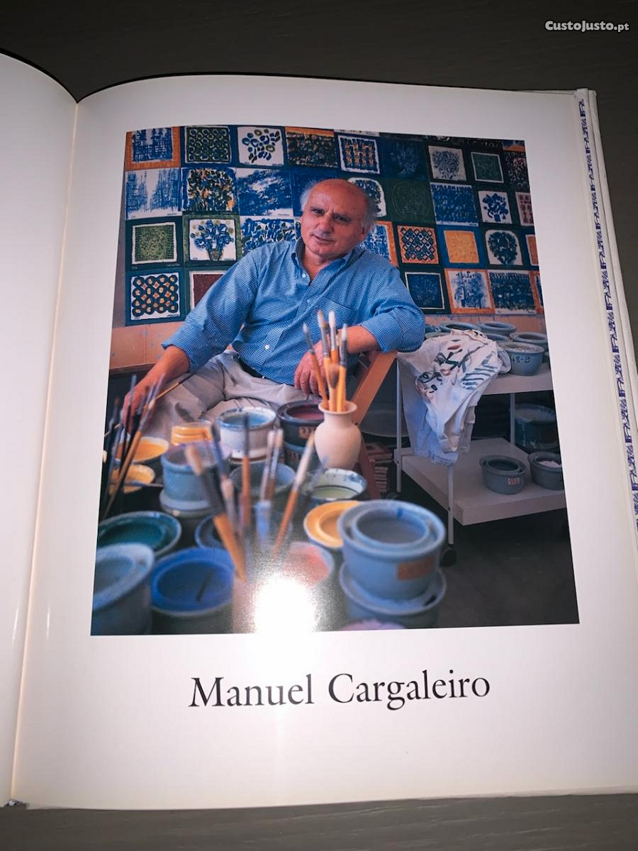 Livro Manuel Cargaleiro - Azulejos, Das flores às cidades - 1998
